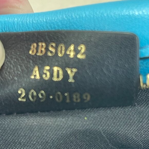 Fendi Baguette Camera Crossbody Bag in Turquoise Blue - Preowned - Picture 16 of 16